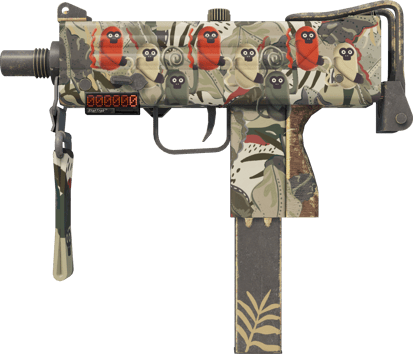 StatTrak™ MAC-10 | Monkeyflage (Original de Fábrica)
