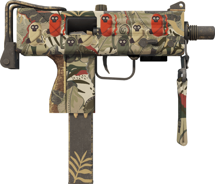 Preview image 2 of StatTrak™ MAC-10 | Monkeyflage (MW - Trầy ít)