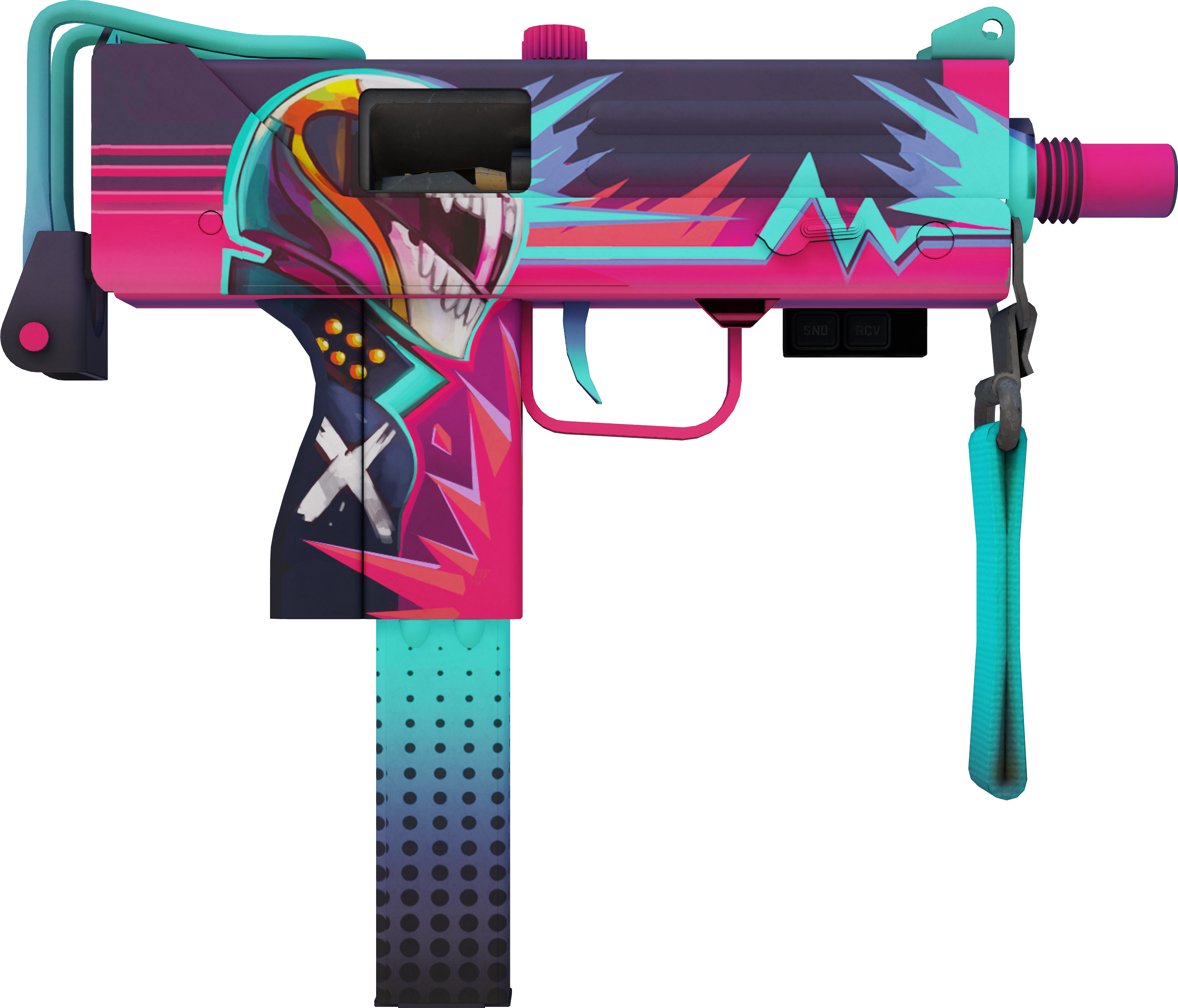 Preview image 2 of StatTrak™ MAC-10 | Neon Rider (Factory New)