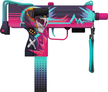 Preview image 2 of StatTrak™ MAC-10 | Neonowy jeździec (prosto z fabryki)