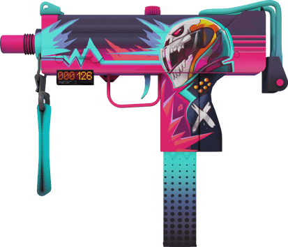 StatTrak™ MAC-10 | Neonowy jeździec (prosto z fabryki)