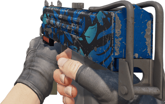Preview image 3 of StatTrak™ MAC-10 | Oceanic (Battle-Scarred)