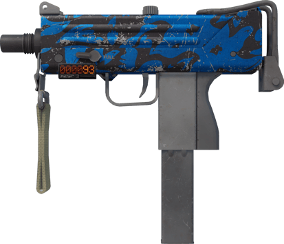 StatTrak™ MAC-10 | Oceánico (Bastante desgastado)