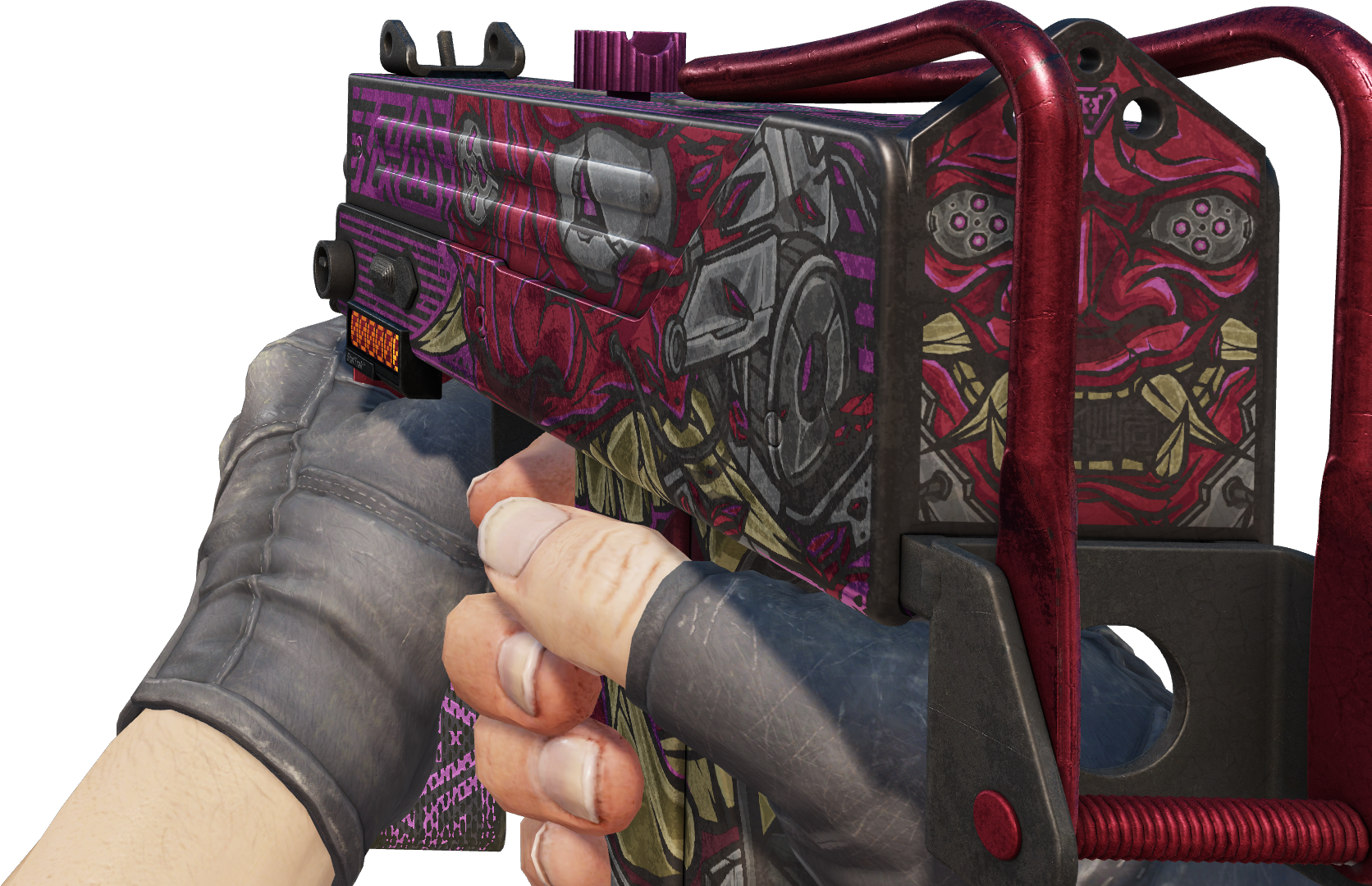 Preview image 3 of StatTrak™ MAC-10 | Saibā Oni (Battle-Scarred)