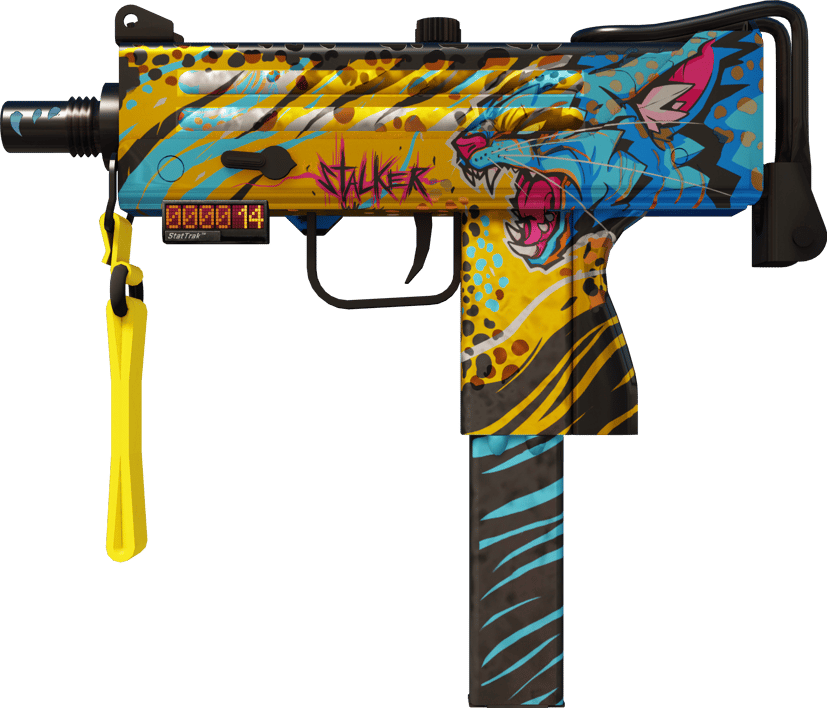 Preview image 1 of StatTrak™ MAC-10 | 潜行者 (略有磨损)