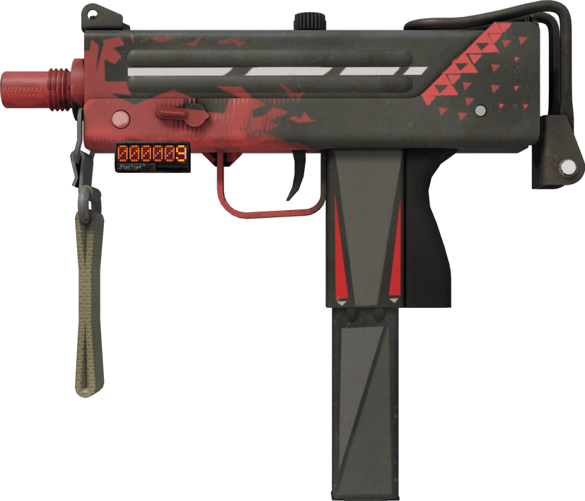 Preview image 1 of MAC-10 (StatTrak™) | Fetzen (Minimale Gebrauchsspuren)