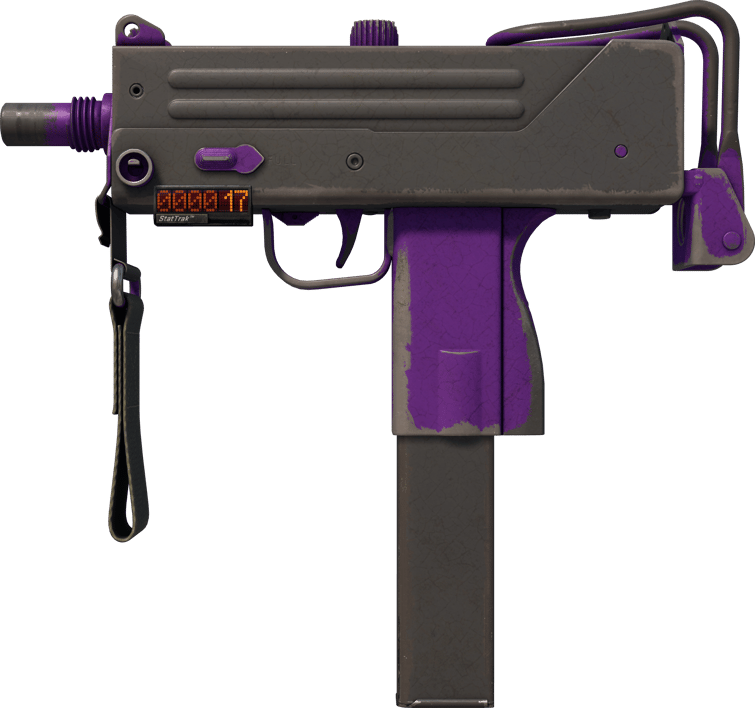 Preview image 1 of StatTrak™ MAC-10 | Ultraviolet (Marquée par les combats)