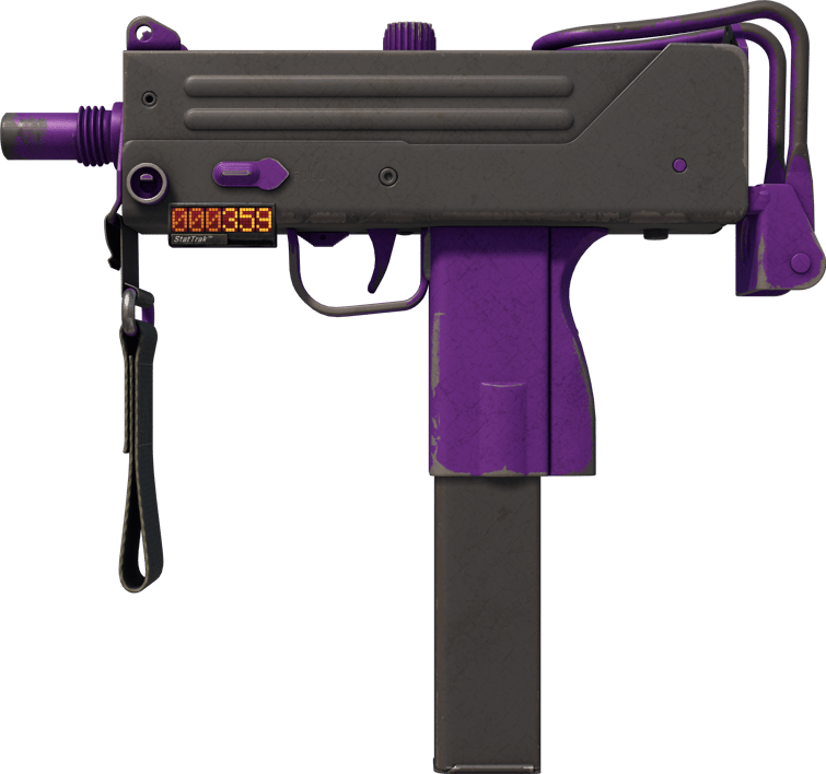 Preview image 1 of StatTrak™ MAC-10 | 자외선 (꽤 닳은)