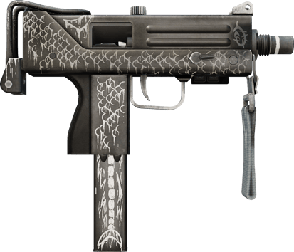 Preview image 2 of StatTrak™ MAC-10 | Whitefish (Battle-Scarred)
