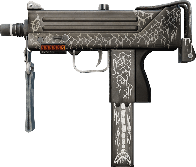 Preview image 1 of MAC-10 (StatTrak™) | Whitefish (ถลอกปอกเปิกจากการรบ)