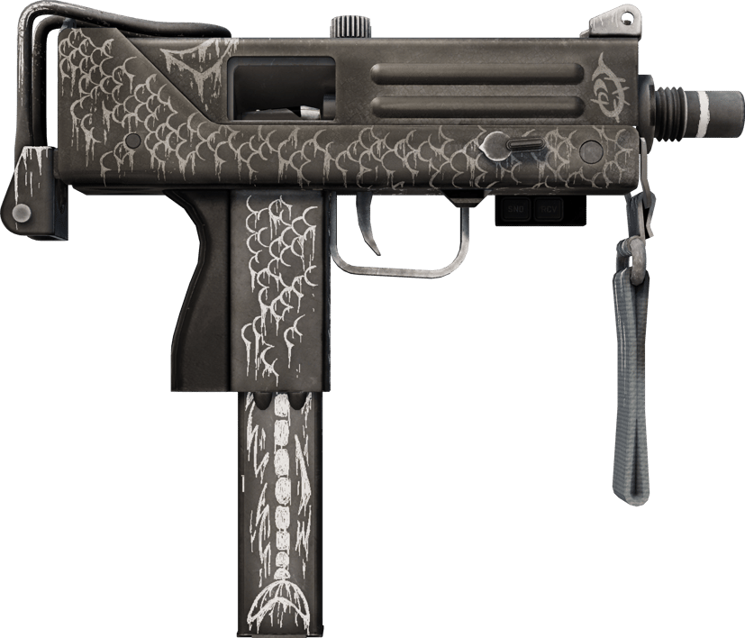 Preview image 2 of StatTrak™ MAC-10 | 白鮭 (重度磨損)