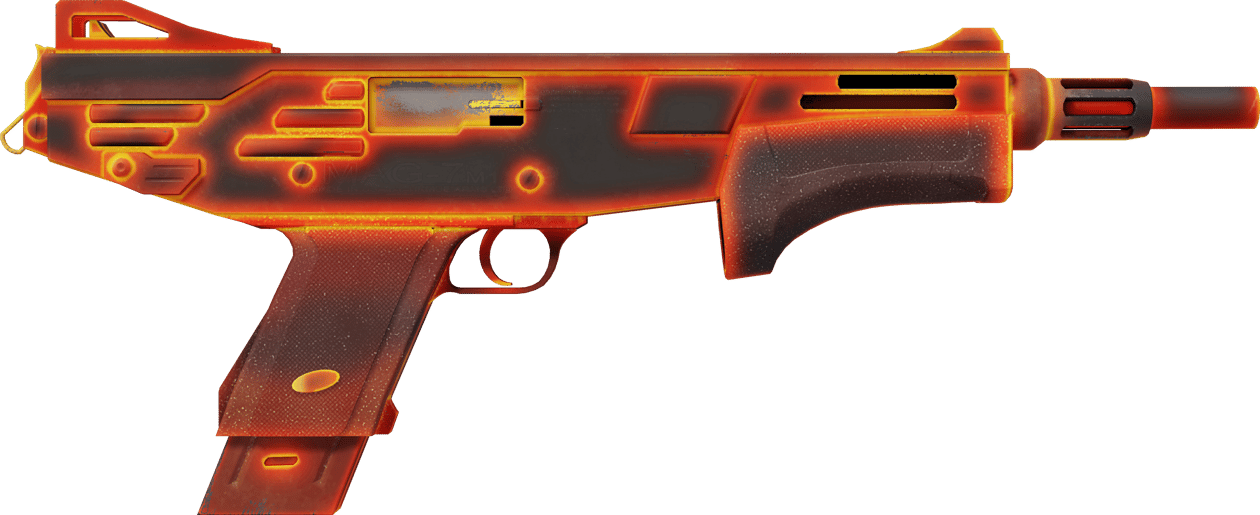 Preview image 2 of StatTrak™ MAG-7 | Heat (Factory New)