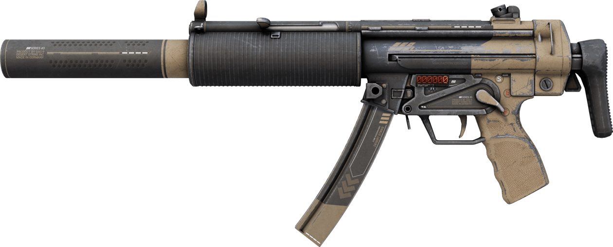 Preview image 1 of StatTrak™ MP5-SD | 沙漠追擊 (戰痕累累)