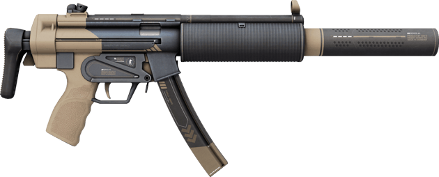 Preview image 2 of StatTrak™ MP5-SD | Desert Strike (MW - Trầy ít)