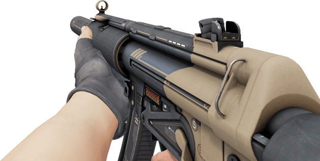 Preview image 3 of StatTrak™ MP5-SD | Desert Strike (MW - Trầy ít)