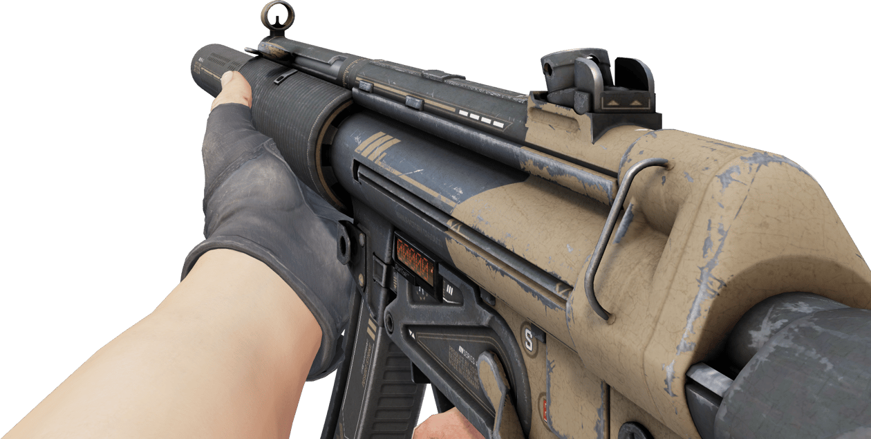 Preview image 3 of StatTrak™ MP5-SD | 沙漠追擊 (重度磨損)