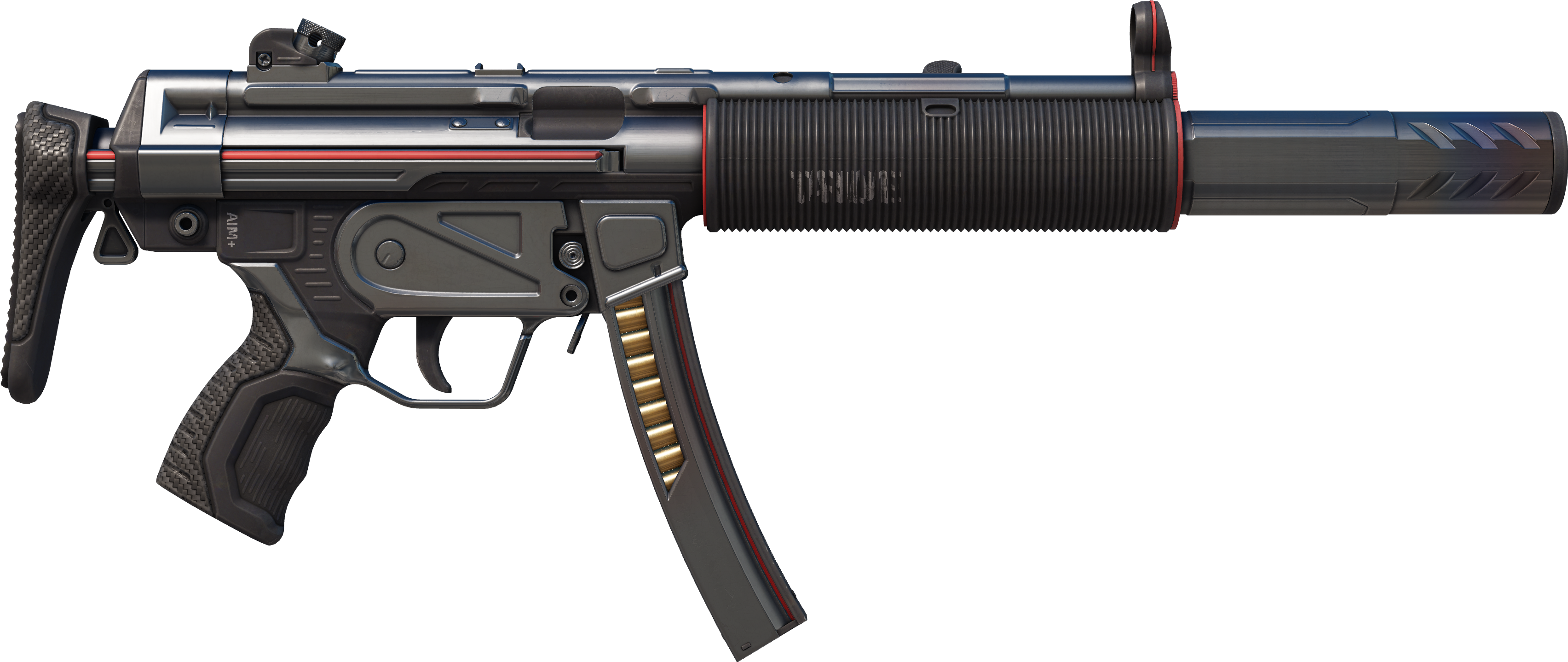 Preview image 2 of StatTrak™ MP5-SD | Focus (Factory New)