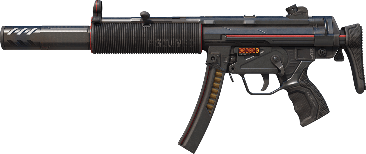 Preview image 1 of MP5-SD（StatTrak™） | 专注 (破损不堪)
