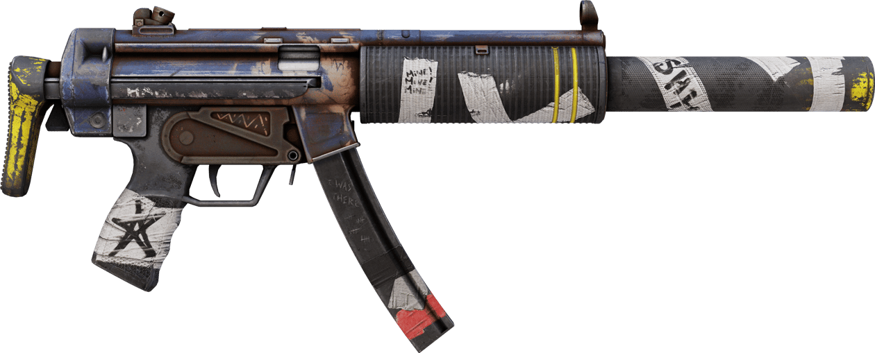 Preview image 2 of StatTrak™ MP5-SD | Kitbash (ถลอกปอกเปิกจากการรบ)