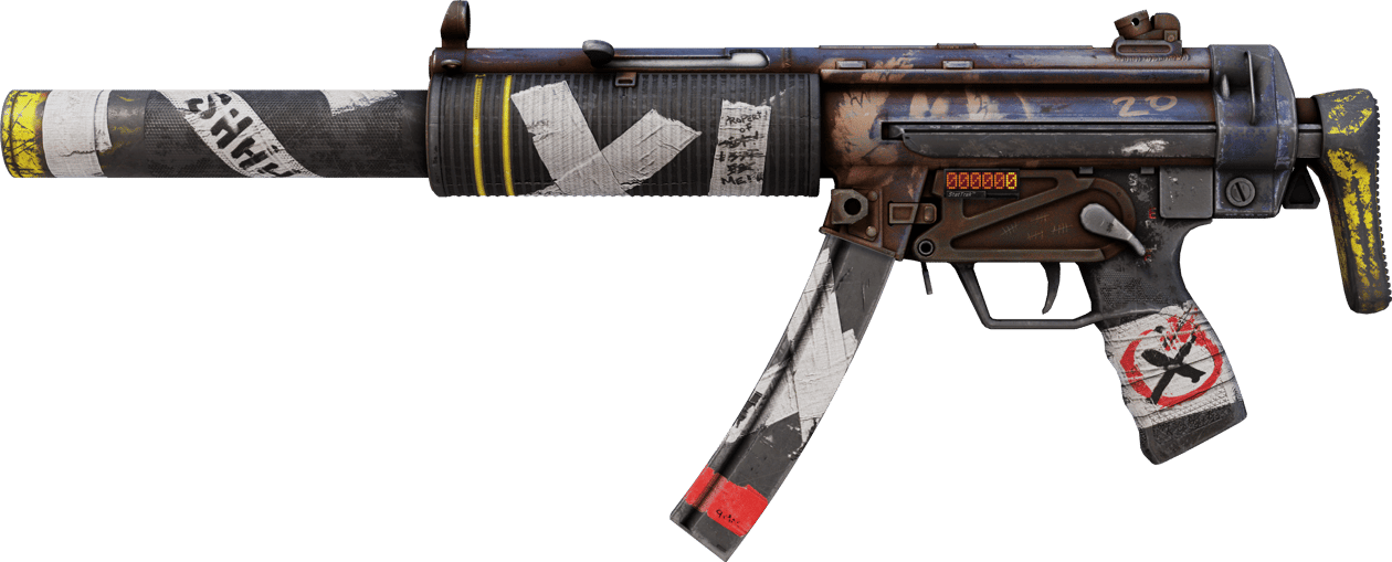 Preview image 1 of StatTrak™ MP5-SD | Kitbash (ถลอกปอกเปิกจากการรบ)