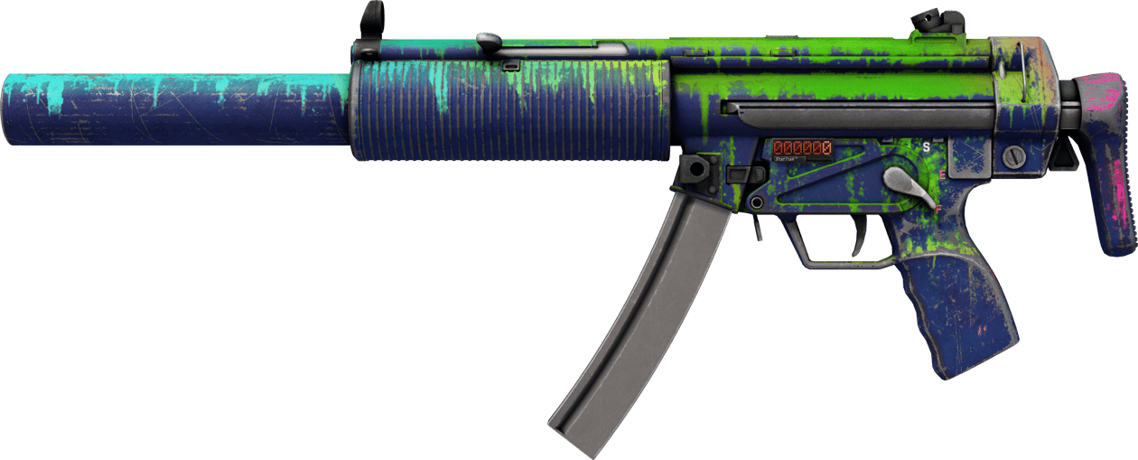 Preview image 1 of StatTrak™ MP5-SD | Phosphor (Gasto)