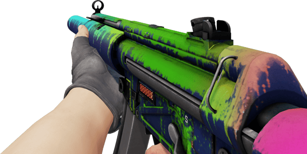 Preview image 3 of StatTrak™ MP5-SD | 磷光顏料 (戰場實測)