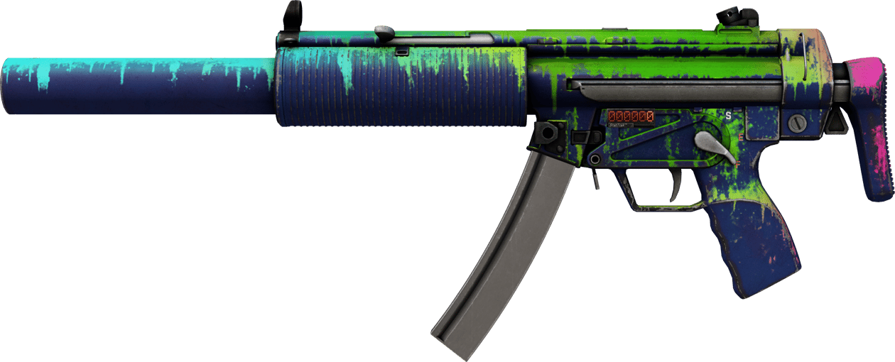Preview image 1 of StatTrak™ MP5-SD | Phosphore (Usée)