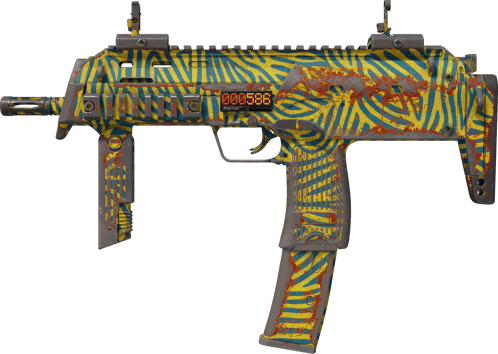 StatTrak™ MP7 | 战吼斑纹 (战痕累累)