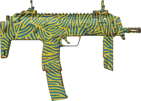Preview image 2 of StatTrak™ MP7 | 战吼斑纹 (略有磨损)