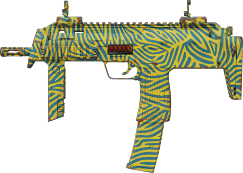 StatTrak™ MP7 | 战吼斑纹 (略有磨损)