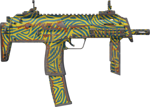 Preview image 2 of StatTrak™ MP7 | 战吼斑纹 (破损不堪)