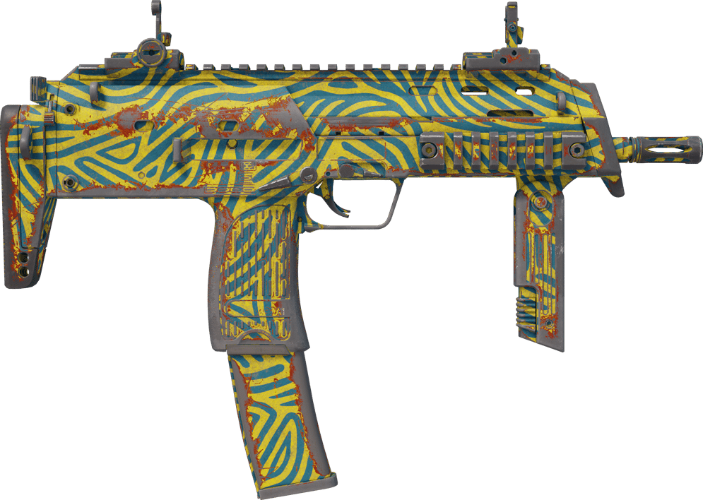 Preview image 2 of StatTrak™ MP7 | 部落斑紋 (重度磨損)