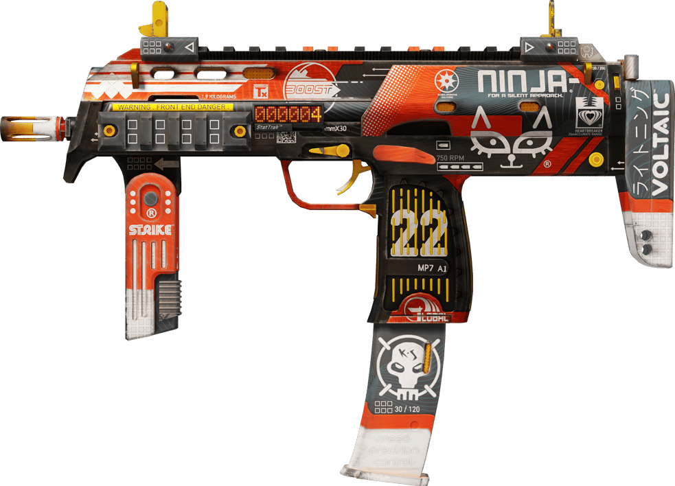 Preview image 1 of StatTrak™ MP7 | 血紅運動 (全新出廠)
