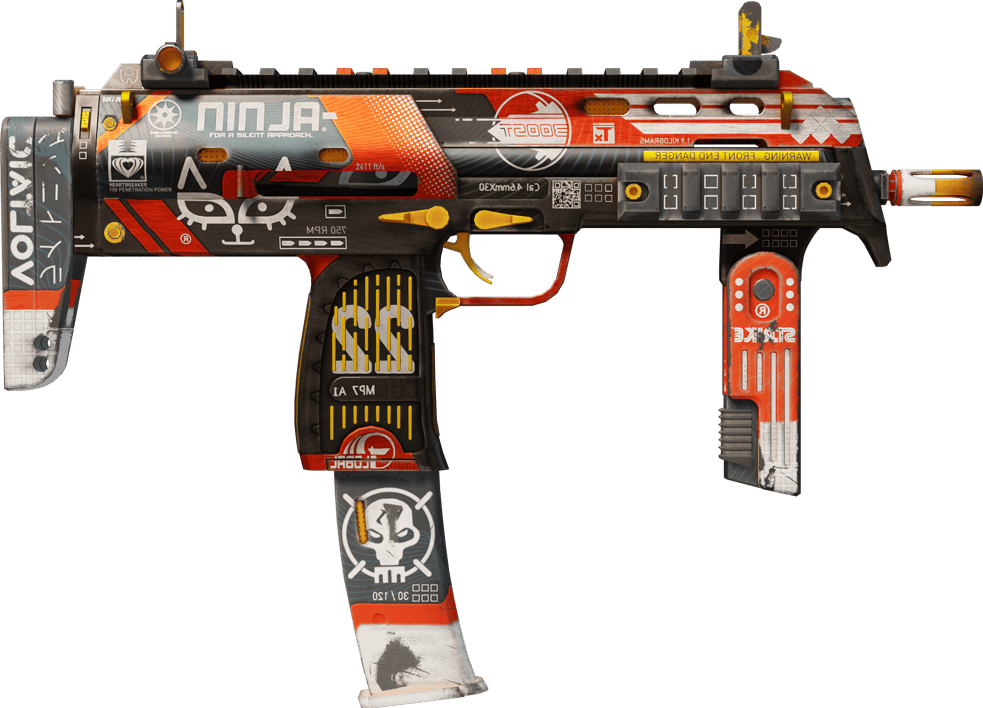 Preview image 2 of StatTrak™ MP7 | 血紅運動 (戰場實測)