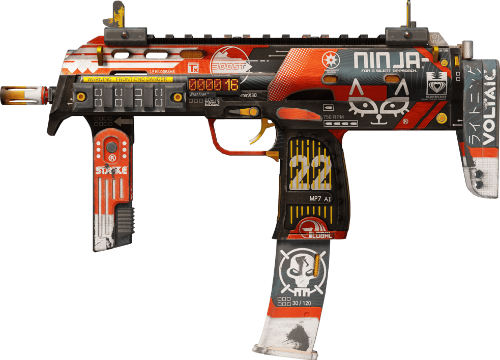 Preview image 1 of StatTrak™ MP7 | 血紅運動 (戰場實測)
