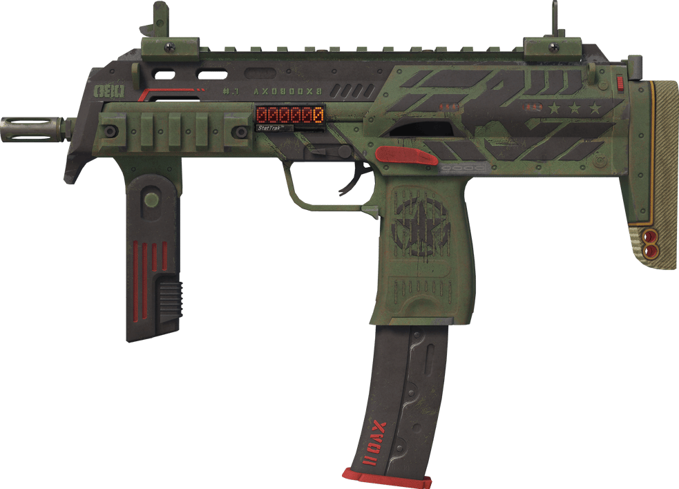 Preview image 1 of StatTrak™ MP7 | 게릴라 (꽤 닳은)