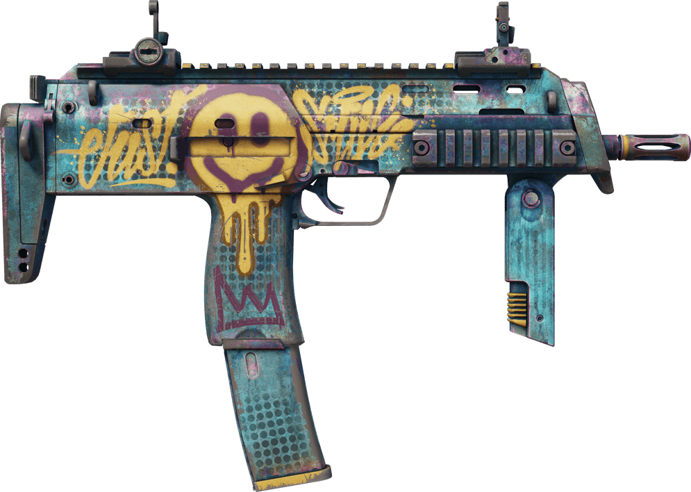 Preview image 2 of StatTrak™ MP7 | Just Smile (Well-Worn)