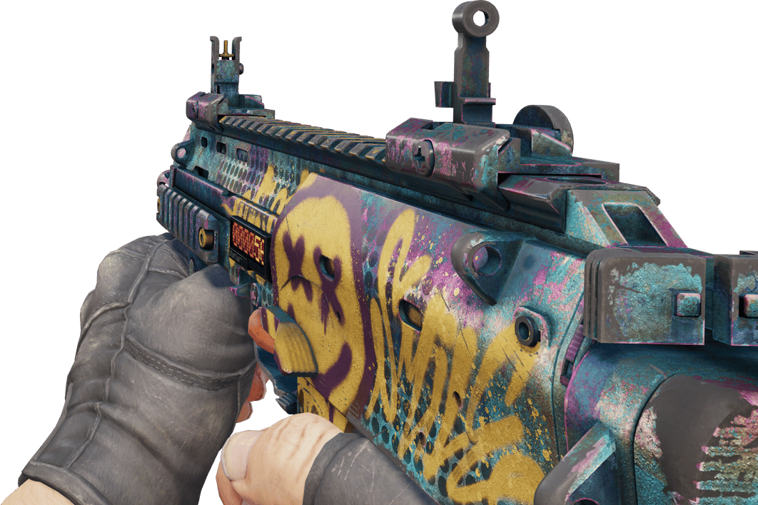 Preview image 3 of StatTrak™ MP7 | Just Smile (Well-Worn)