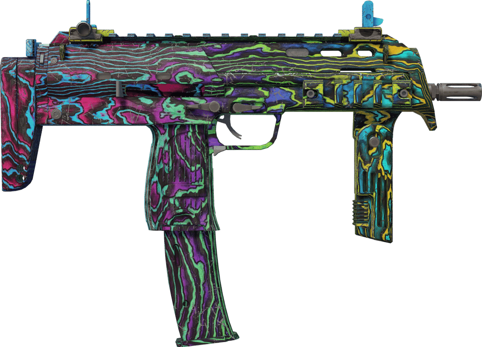 Preview image 2 of StatTrak™ MP7 | Neonowe fałdy (po ciężkich walkach)