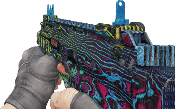 Preview image 3 of StatTrak™ MP7 | 霓虹合板 (戰痕累累)