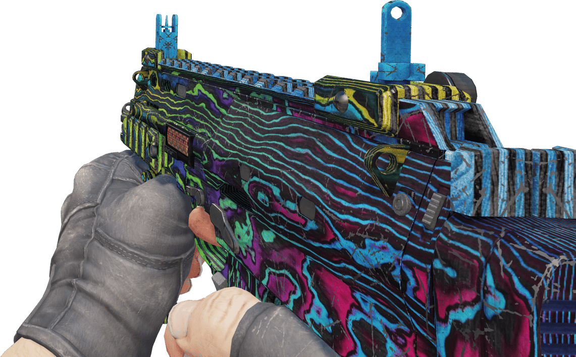 Preview image 3 of StatTrak™ MP7 | Neonowe fałdy (po ciężkich walkach)