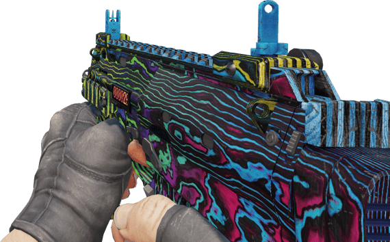 Preview image 3 of StatTrak™ MP7 | 七彩斑斓 (久经沙场)