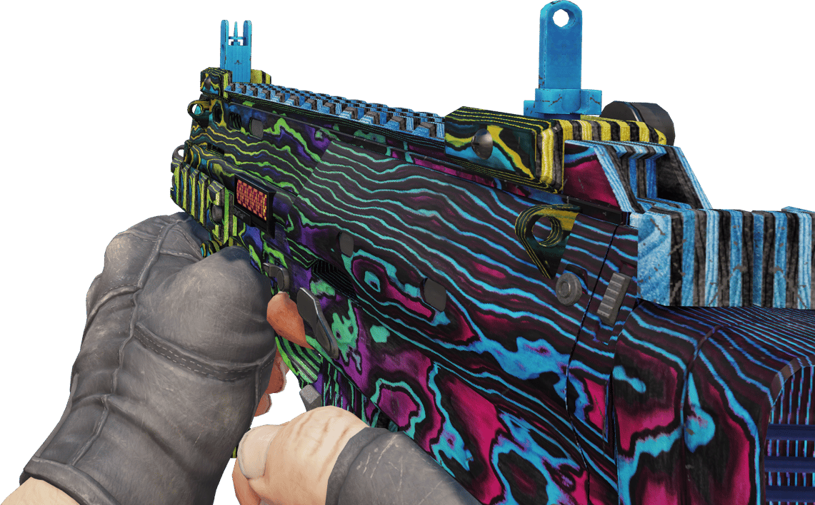 Preview image 3 of StatTrak™ MP7 | Neon Ply (Minimal Wear)