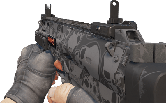 Preview image 3 of StatTrak™ MP7 | Skulls (Minimal Wear)