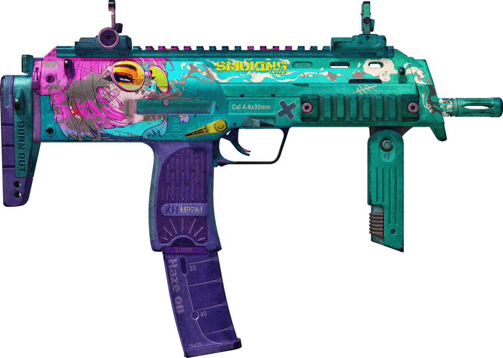 Preview image 2 of MP7 (StatTrak™) | Smoking Kills (Marquée par les combats)