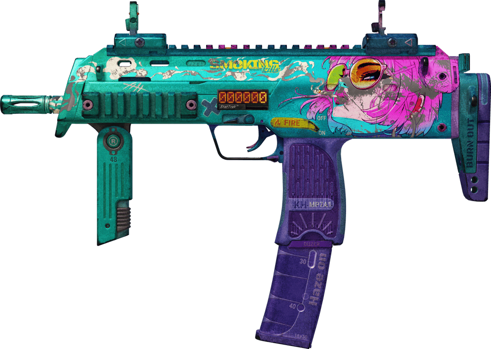 Preview image 1 of MP7 (StatTrak™) | Smoking Kills (Marquée par les combats)