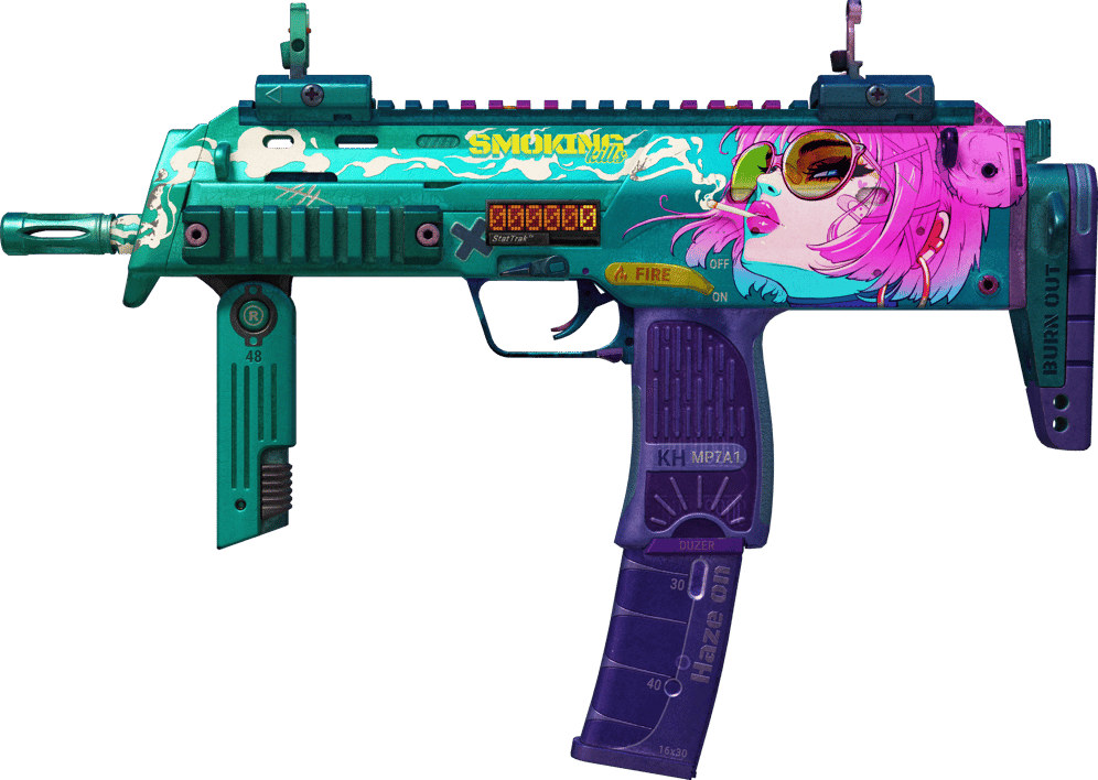Preview image 1 of StatTrak™ MP7 | 抽菸致死 (戰場實測)