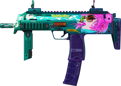 StatTrak™ MP7 | 抽菸致死 (輕微磨損)