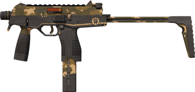StatTrak™ MP9 | Arena negra (Bastante desgastado)
