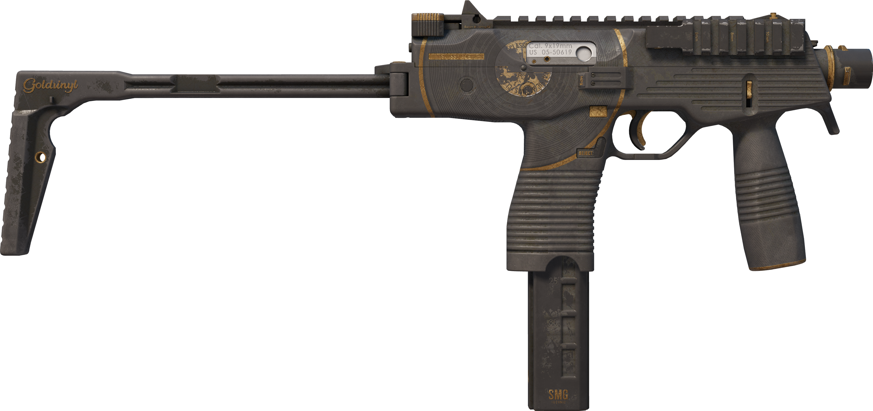 Preview image 2 of StatTrak™ MP9 | Broken Record (Battle-Scarred)